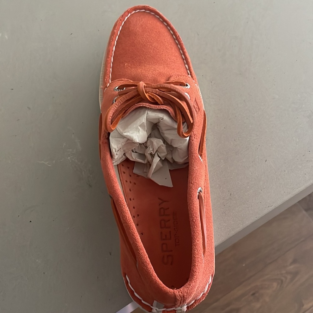 Men’s red sperry’s size 10.5 - never worn